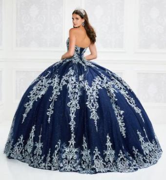 Princesa by Ariana Vara #PR12015 #0 Navy Blue/Ice Blue thumbnail