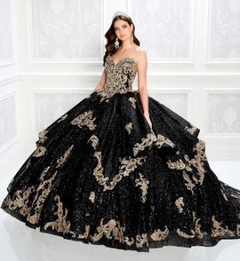 Princesa by Ariana Vara #PR22027 #0 Black/Gold thumbnail