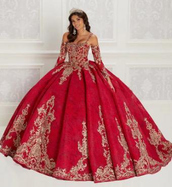 Princesa by Ariana Vara #PR22146 #0 Dark Red/Gold thumbnail