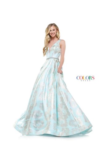 Colors Dress #2258 #0 default Agua/Gold thumbnail