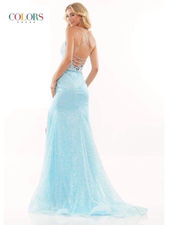 Colors Dress #2951 #3 Black Lavender thumbnail