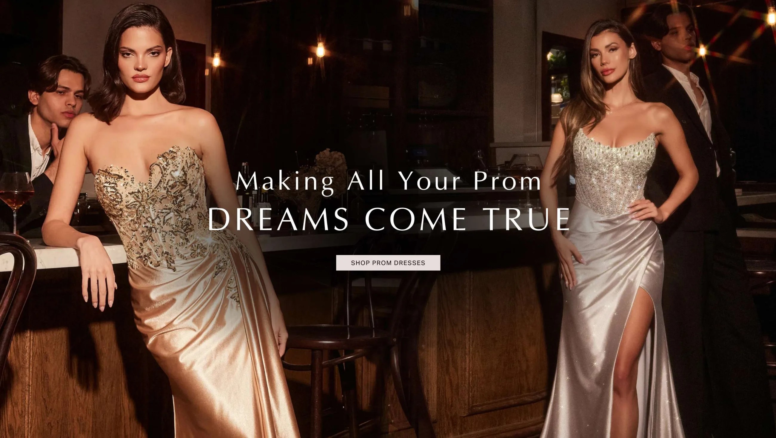 Prom Spring 2025 banner at Martha Bridal Desktop